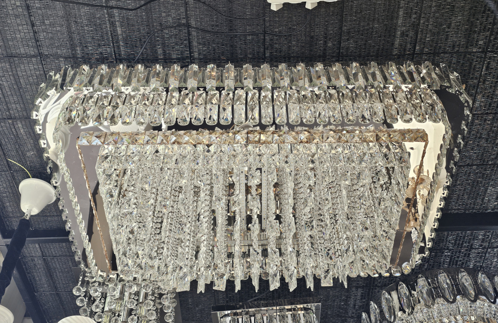PLAFONIERA de CRISTAL - dimensiuni: 1150x750x430 - 1x360W [3]