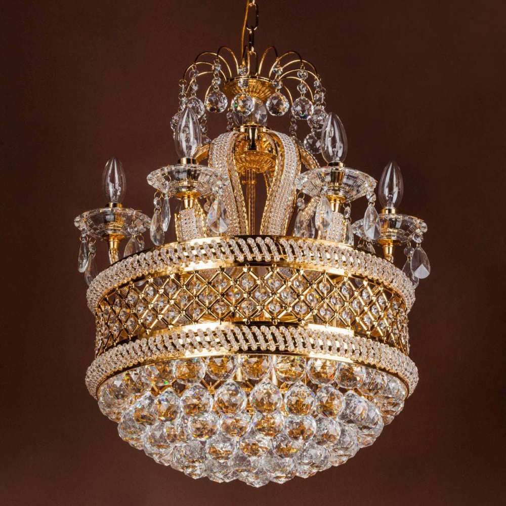 LUSTRA de CRISTAL -45x62 cm (aurie) [1]