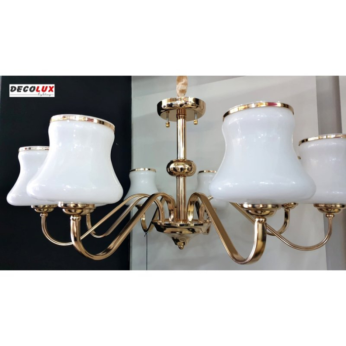 LUSTRA DECO 9088/8 AUR - 8 BECURI [3]