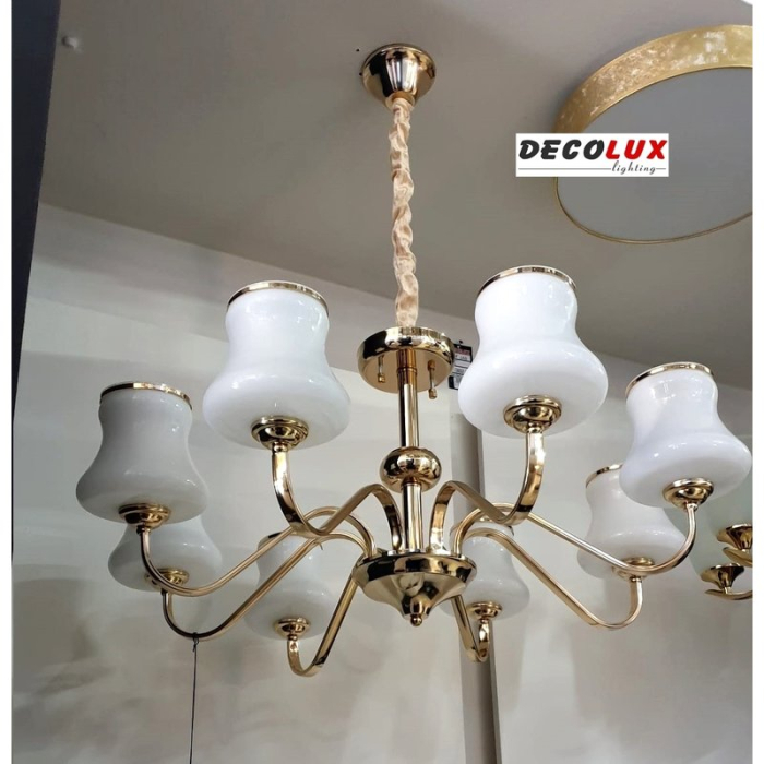 LUSTRA DECO 9088/8 AUR - 8 BECURI [4]