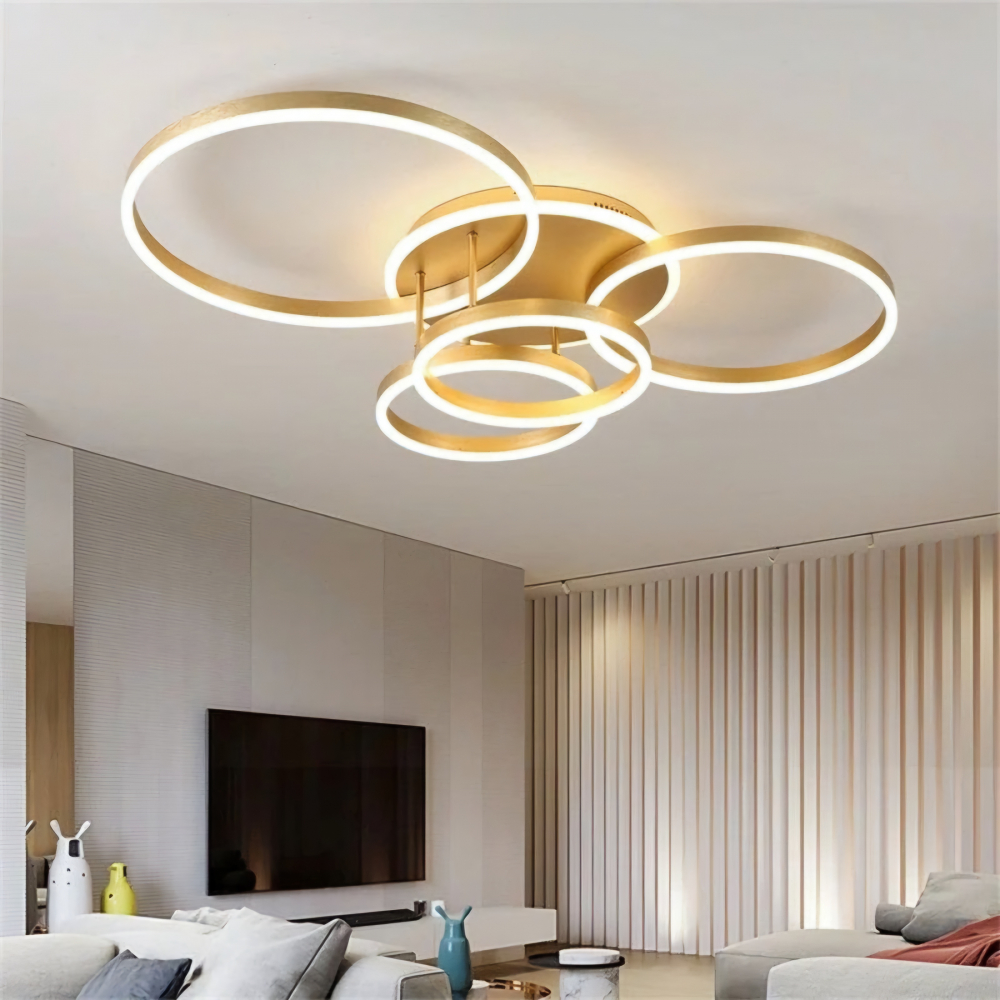 LUSTRA LED AURIE 4 CERCURI D-60+50+40+30 132W [1]