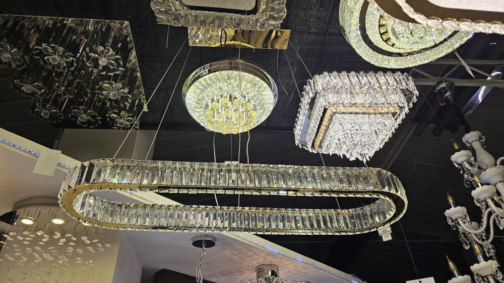 LUSTRA LED CRISTAL CU TELECOMANDA SI  3 NUANTE DE LUMINA [2]