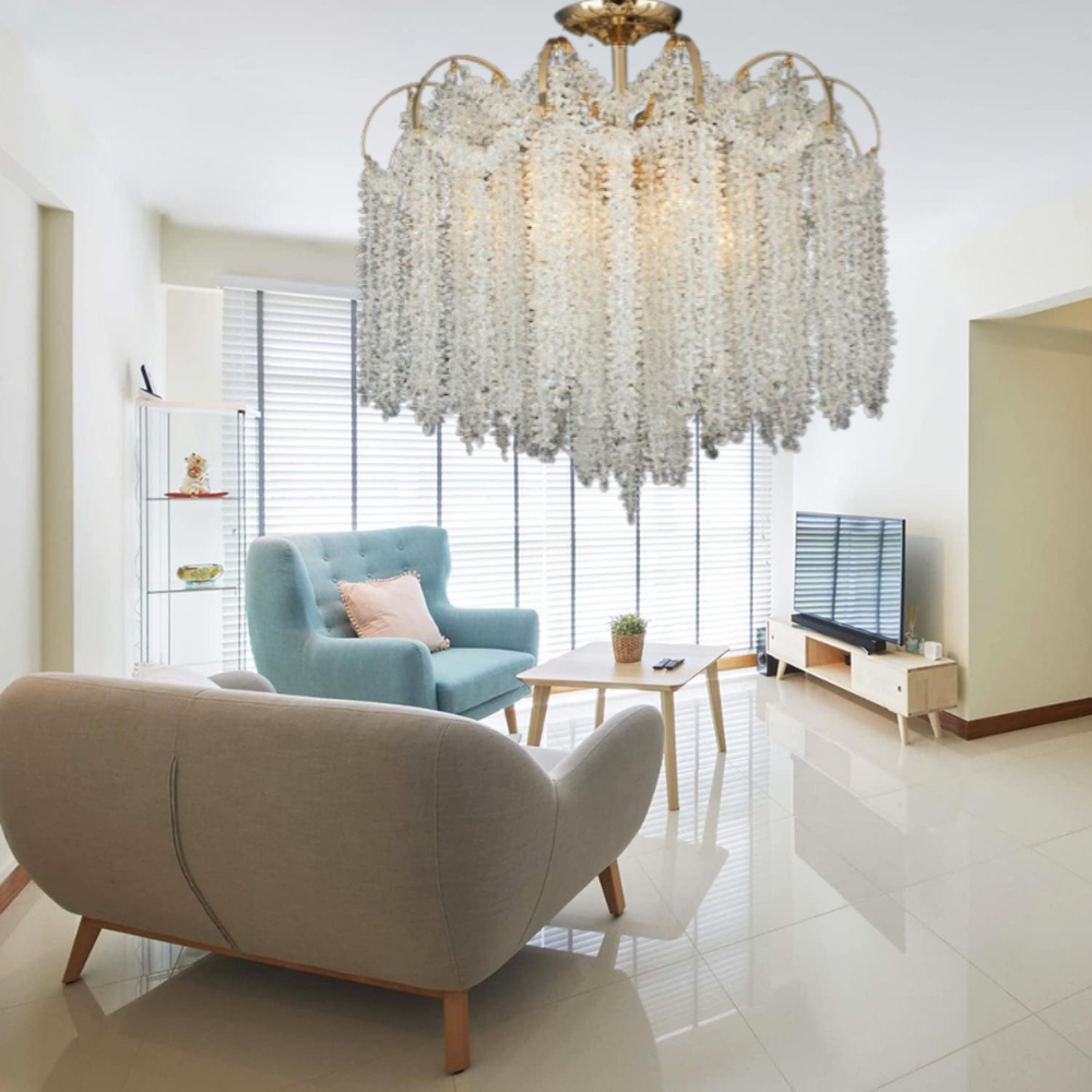 LUSTRA LED CRISTAL DIAMETRUL 80 CM [2]