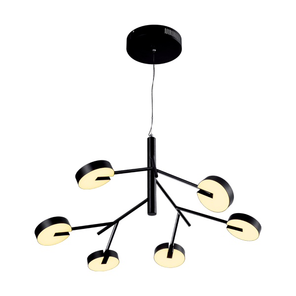 LUSTRA LED SENSO 1X50W 3528LM NEGRU MAT 3000K [1]