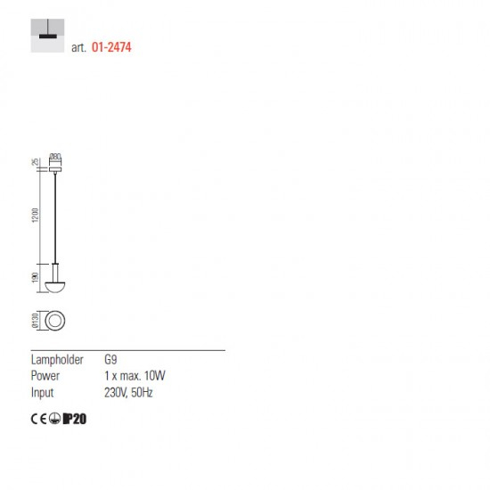 LUSTRA LUMIEN AURIU 1XG9 D190 [2]