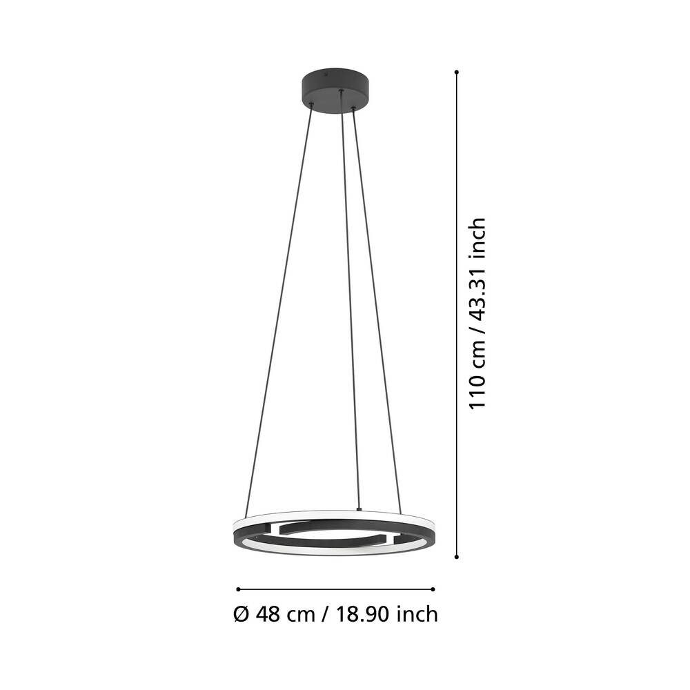 LUSTRA  MEZZOMONTE LED 2X20W IP20 [2]