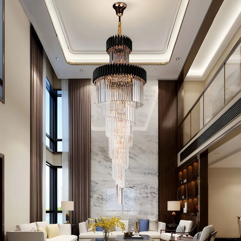 LUSTRA NEAGRA CRISTAL  8097/600X2000 BK [2]