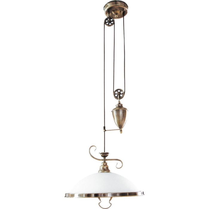 LUSTRA RABALUX ELISETT 2756 BRONZ ALB E27 1X60W D400MM [2]