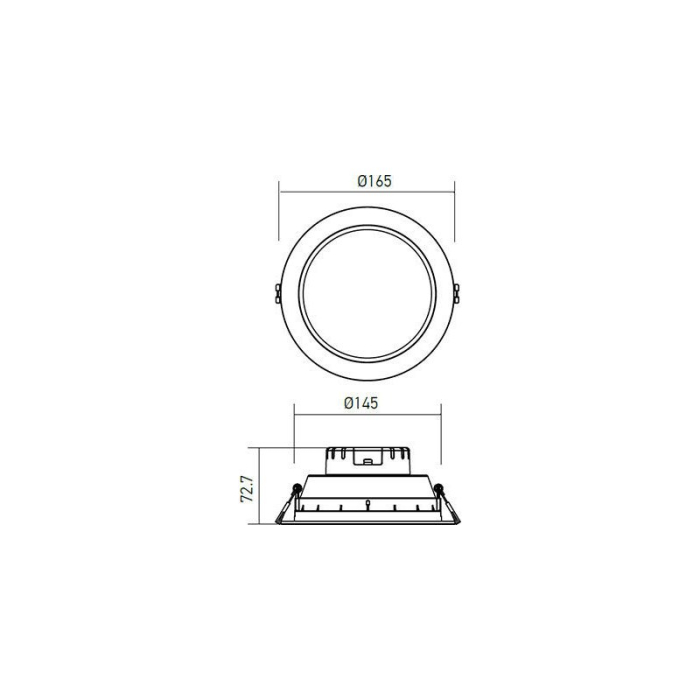 PANOU LED XEVO INCASTRAT 15W 3000K ALB MAT EV03WW ARELUX [3]