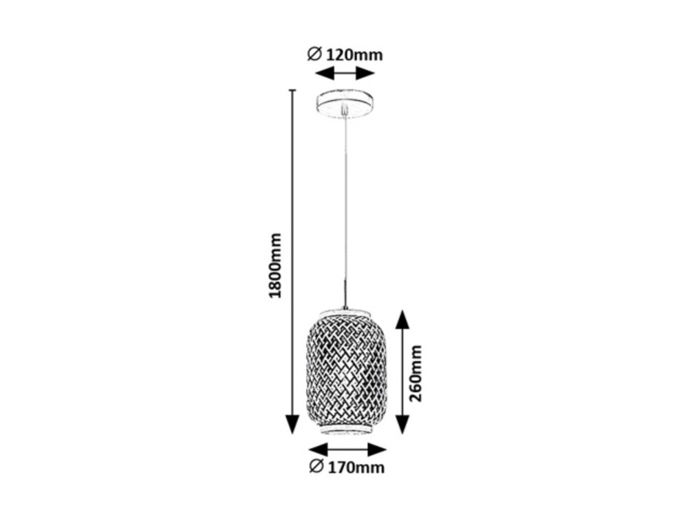 PENDUL ADALLA 1X40W E27 [3]