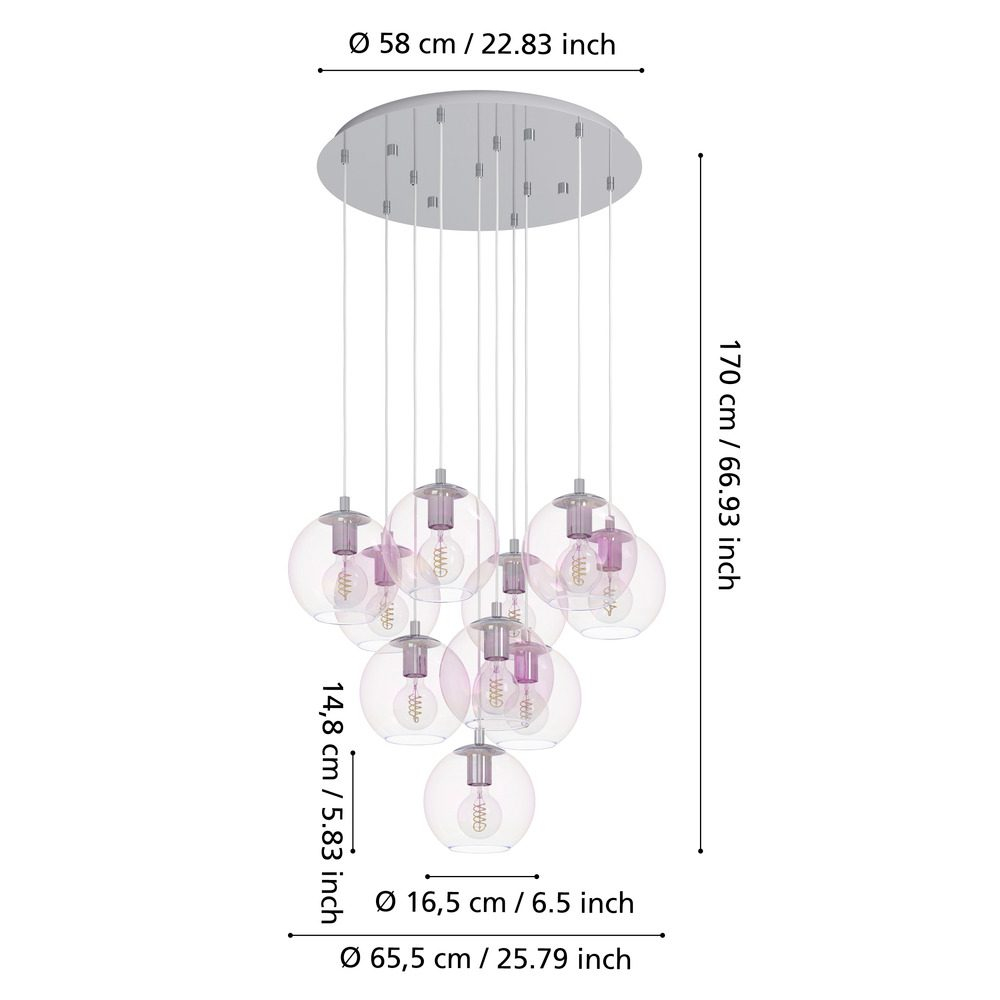 PENDUL ARISCANI 2 10XE27 IP20 [2]