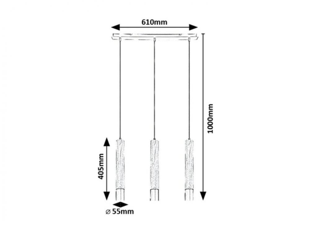 PENDUL BRAULIA 3X50W E27 [2]