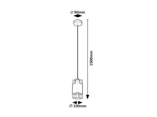 PENDUL DIMITRI 1X40W E27 [2]