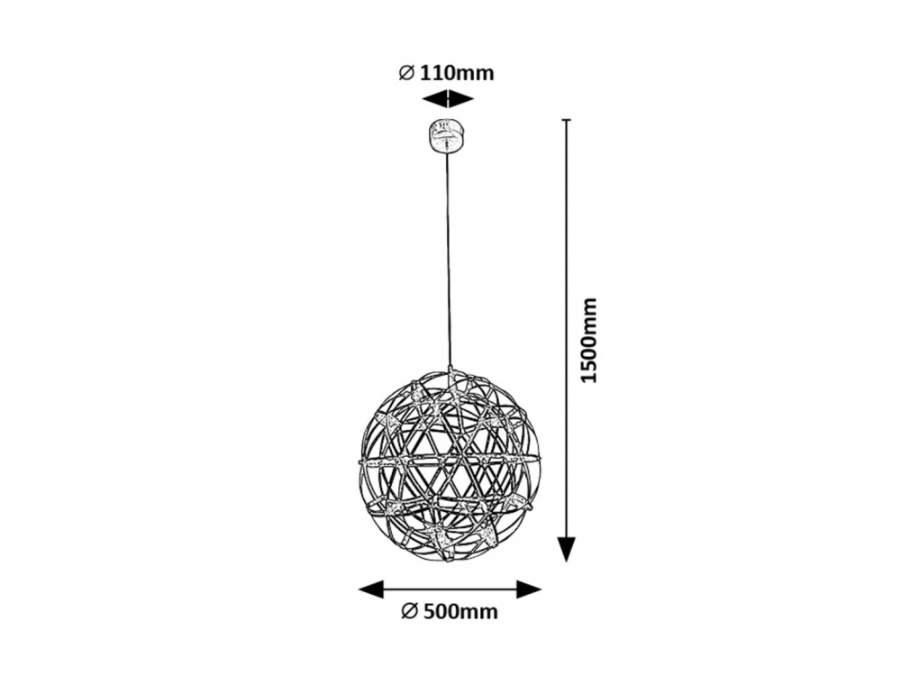 PENDUL EUDORA LED 1X12W 3000K [6]