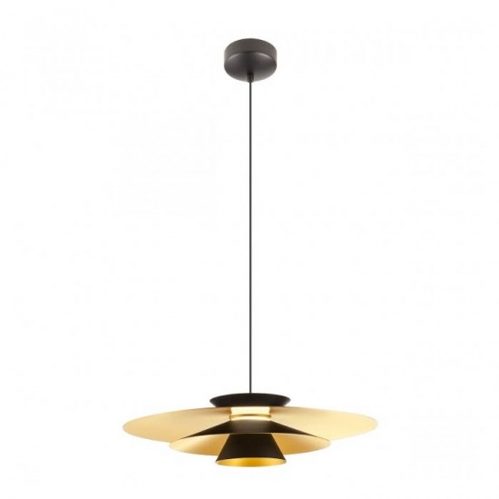 PENDUL LED FARGO AURIU/NEGRU 1X17W LC D500 [1]