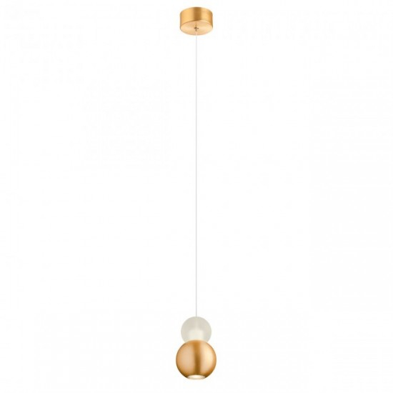 PENDUL LED AOBA ALB/AUR 1X8W LC [1]