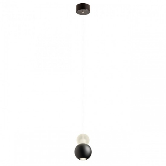 PENDUL LED AOBA ALB/NEGRU 1X8W LC [1]