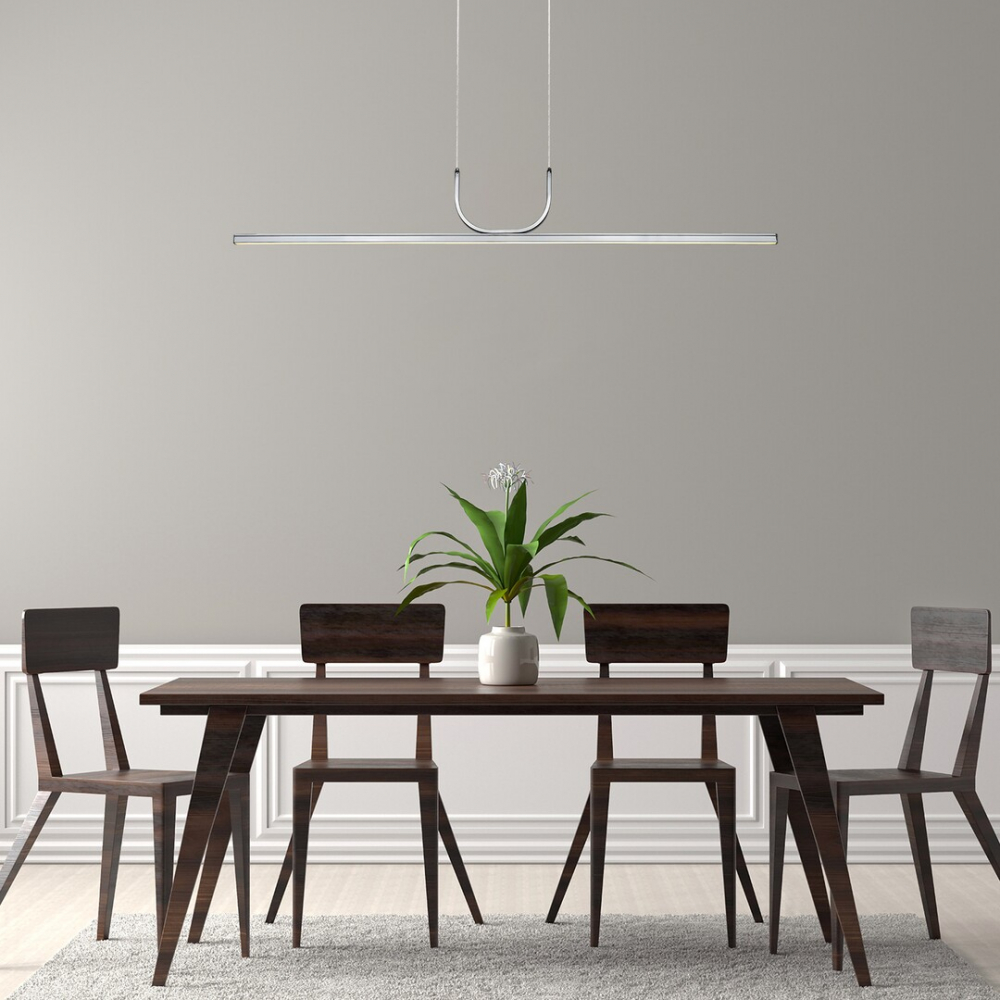 PENDUL LED ELIA  ALB 1X25W 3000K CROM [2]