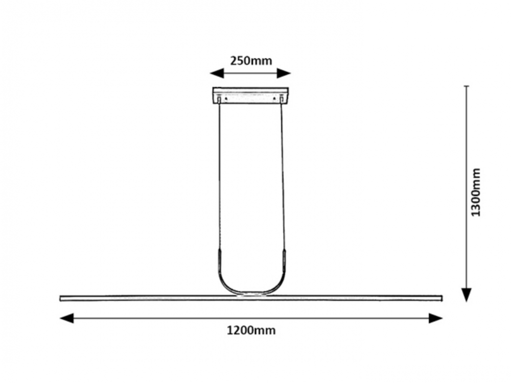 PENDUL LED ELIA  ALB 1X25W 3000K CROM [4]