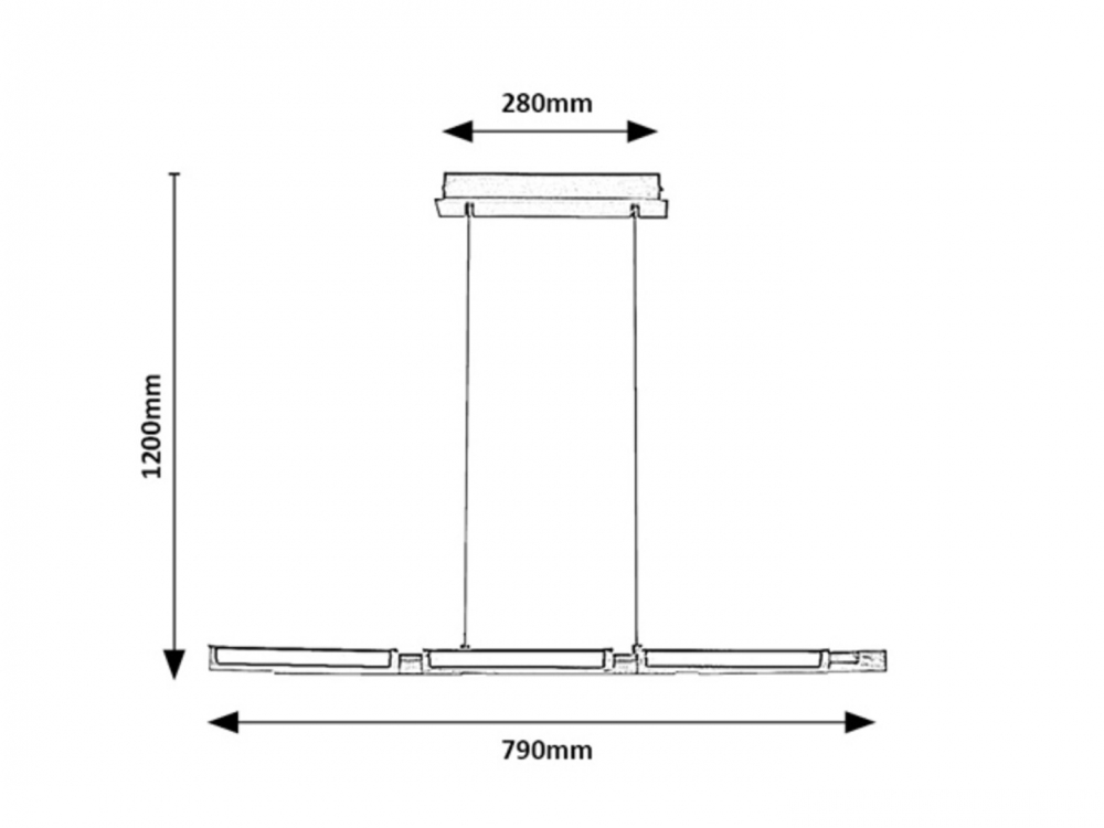 PENDUL LED REMIEL  1X20 W [3]