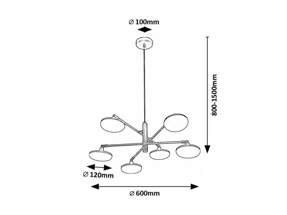 PENDUL MADI LED 1X24 3000K [3]