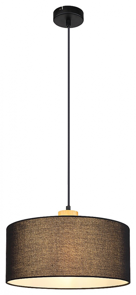 PENDUL MIGUEL 1X40W E27 NEGRU [2]