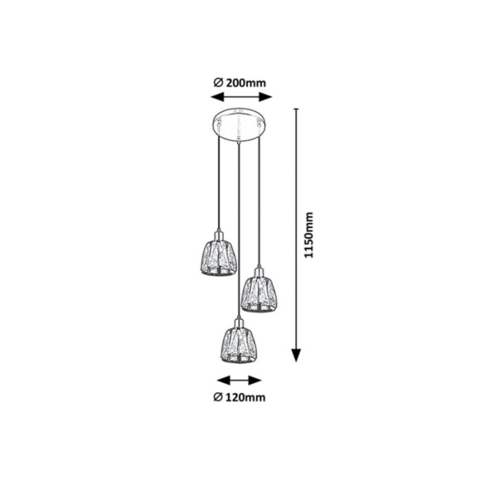 PENDUL R. CALYPSO 5318 E27 3x40wW ALB [2]