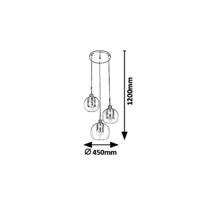 PENDUL R.PHILANA 3xE14/40W/230V [2]