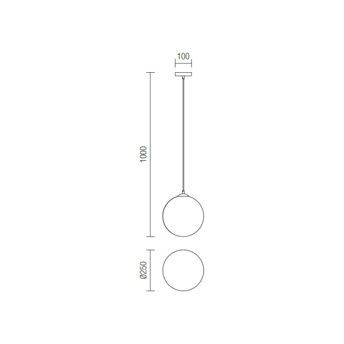 PENDUL OLA 01-1064 E27 1X40W WH D200 [3]