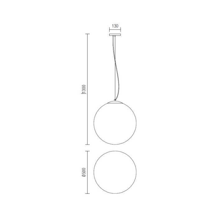 PENDUL REDO OLA 01-1067 E27 1X40W WH D500 [4]