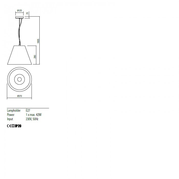 PENDUL TESSA 1XE27 [2]