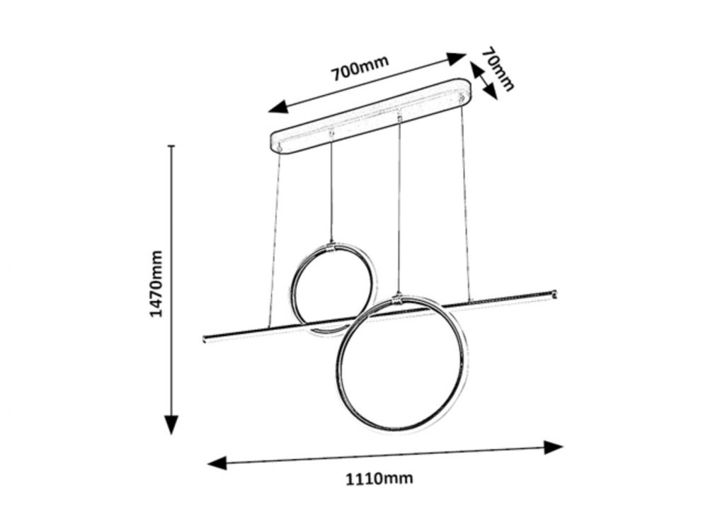PENDUL WILLOW  LED 1X48W LN [3]