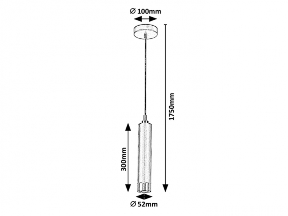 PENDUL ZIRCON LED 1X5W GU10 [2]