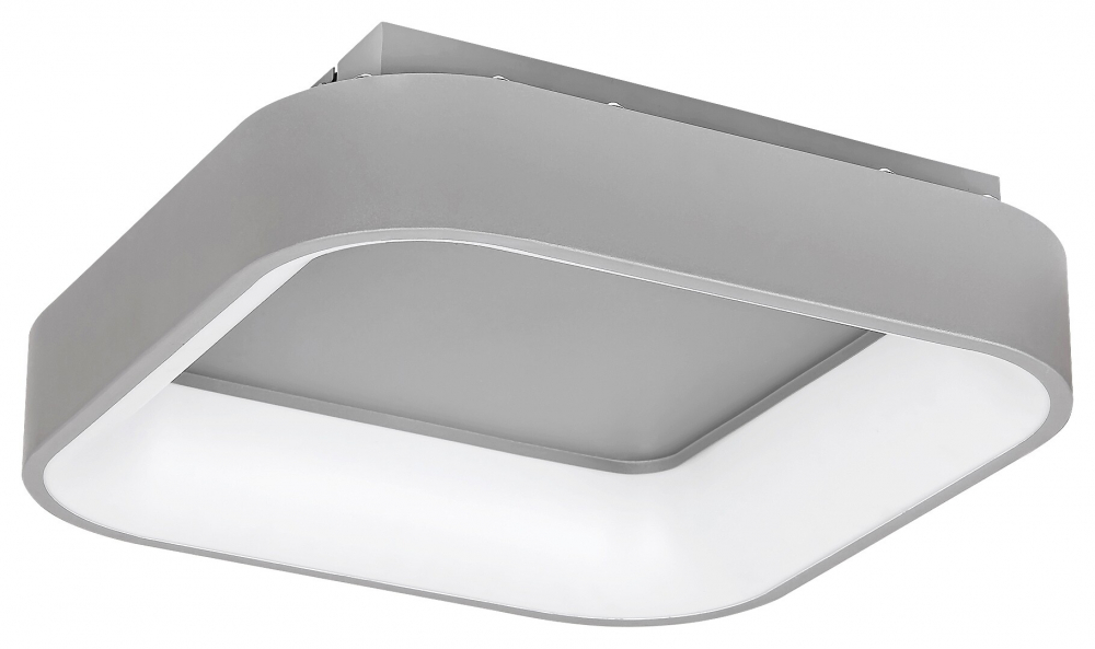 PLAFONIERA ADELINE LED 1X28W GRI PATRATA [1]
