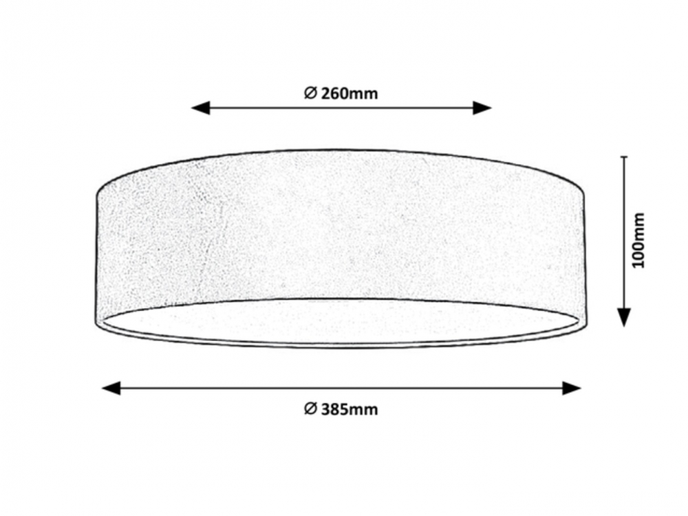PLAFONIERA  ALDONA 2X10W E27 NEGRU [2]