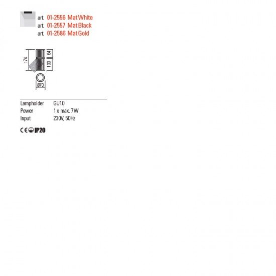 PLAFONIERA DELPHI 1XGU10 AURIE [2]