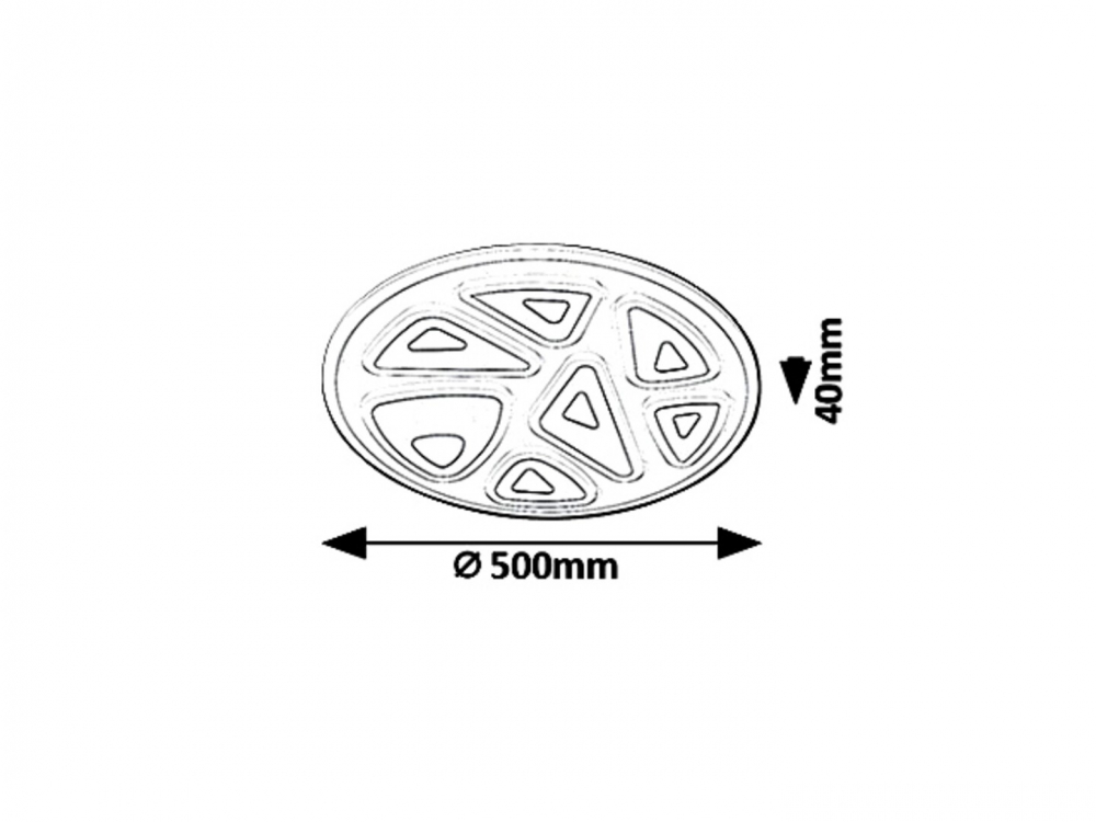 PLAFONIERA KOLMIO LED 1X54W [5]