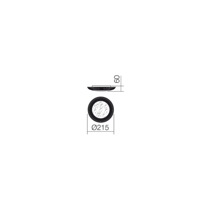 PLAFONIERA LED BRILLE 05-850 12W LUMINA NATURALA [2]