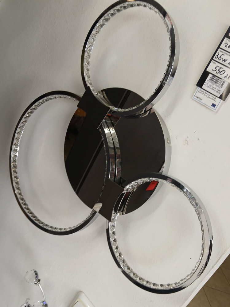 PLAFONIERA LED  CRISTAL PLANET CROM 1X35W 3000K [2]