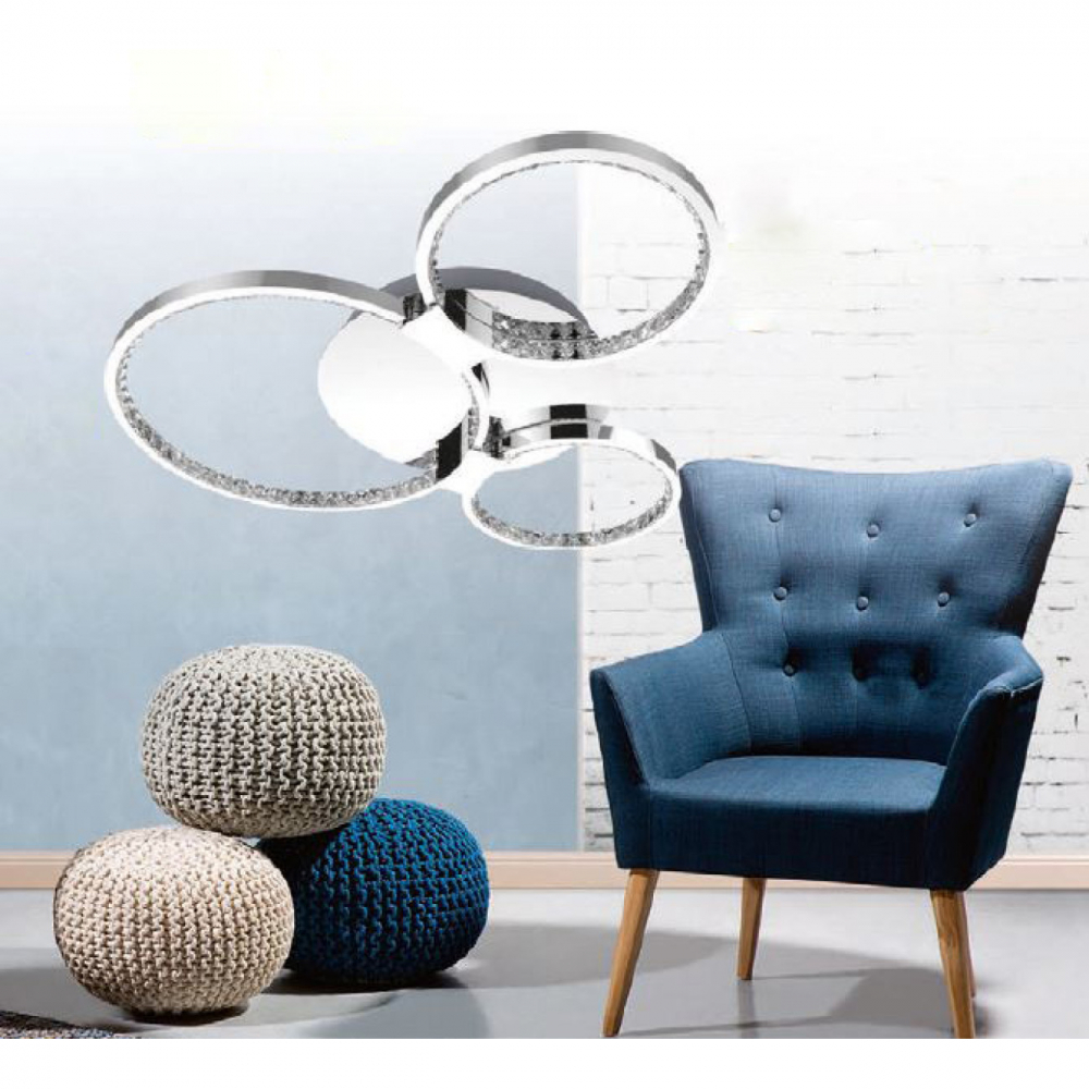 PLAFONIERA LED  CRISTAL PLANET CROM 1X35W 3000K [1]