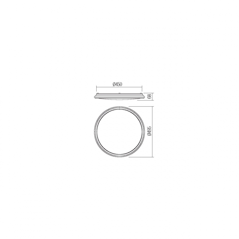 PLAFONIERA LED DREAMER 18W LN D327 [2]