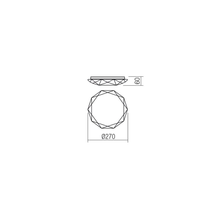 PLAFONIERA LED EMERALD 05-853 10W LUMINA NATURALA [2]