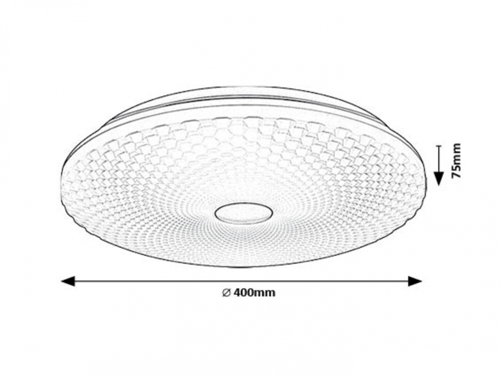 PLAFONIERA LED GALETI 1X24W 4000K [3]