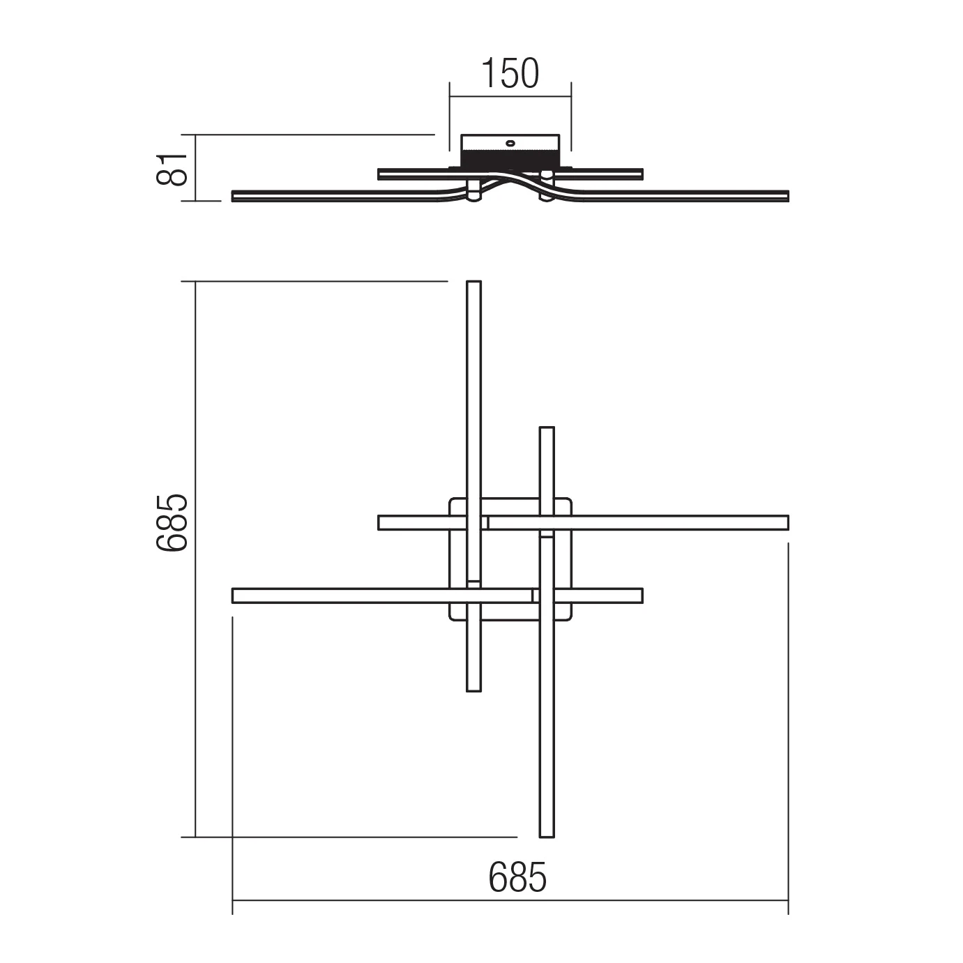PLAFONIERA LED MESH 1X40W [3]