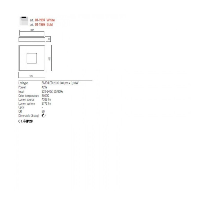 PLAFONIERA LED REDO MAYA 01-1997 [2]