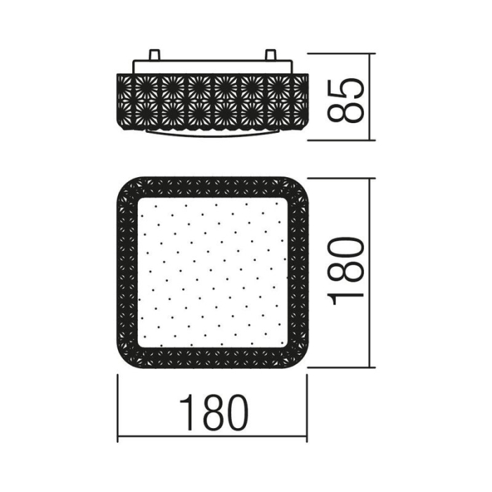 PLAFONIERA LED TETRIS 05-844 12W LUMINA NATURALA [2]