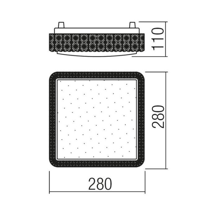 PLAFONIERA LED TETRIS 05-845 16W LUMINA NATURALA [2]
