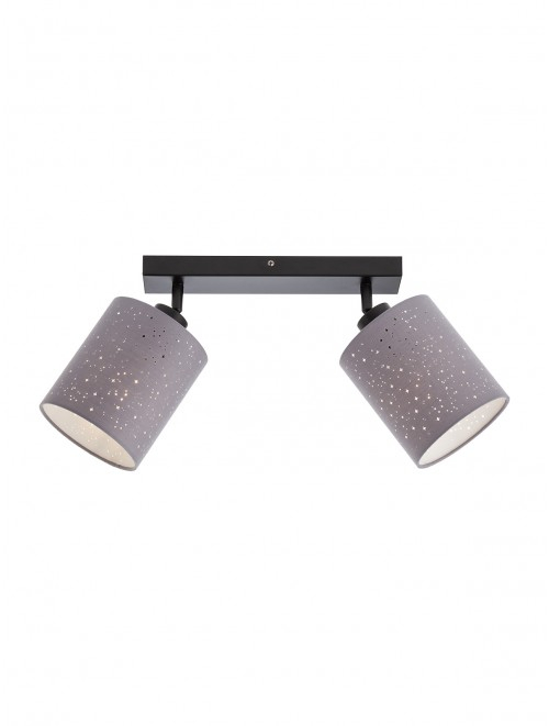 PLAFONIERA NIGRA 2X25W E27 [1]