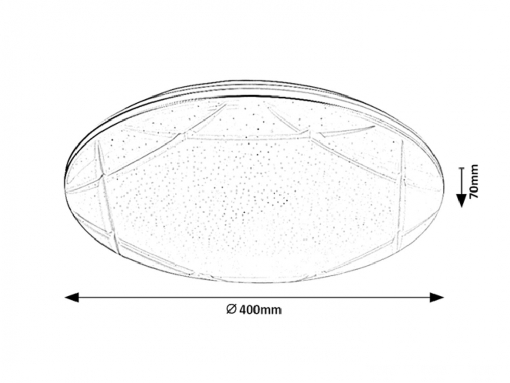 PLAFONIERA OSWALD LED 1X24W [3]