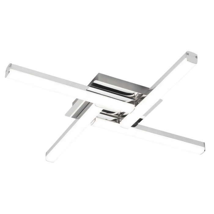 PLAFONIERA RABALUX ANTONIA 5896 CROM ALB LED 24W 61X61X7CM [2]